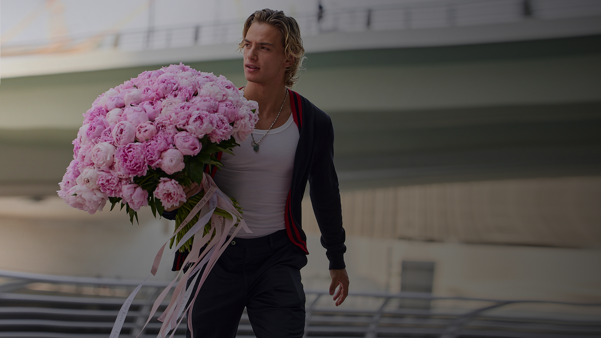 Luxury flower arrangement background